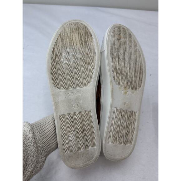 J Crew Corduroy Slip-On Sneakers with Sherpa Fleece Lining Shoe Size 9.5 Comfort - Picture 10 of 12